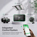 Vivosun 4x4 Smart Grow Tent Kit Pro integrated control system with AeroLight 550W, AeroZesh T6, AeroWave E6 and GrowHub E42A+