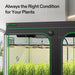 Vivosun 10x5 Smart Grow Tent Kit – 2x 750W LumaLight & GrowHub E42A+ with green trim and plants inside, shown with the text 'Always the Right Condition for Your Plants' on a light gray background.