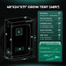Mars Hydro TSL2000 300W LED 2x4 Complete Grow Tent Kit Grow tent with dimensions and features on a dark background