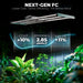 Mars Hydro FC4000 320W LED 2x4 Complete Grow Tent Kit Next-Gen FC LED light fixture with plant growth in the background