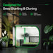Vivosun Clone Tent Kit 24" x 16" x 20" with GrowHub A22 Controller specifically designed for seed starting and cloning with its features supporting that 
