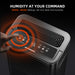 Spider Farmer 32-Pint Dehumidifier – Smart Humidity Control for Grow Tents Humidifier with digital display and control panel, showing humidity settings.