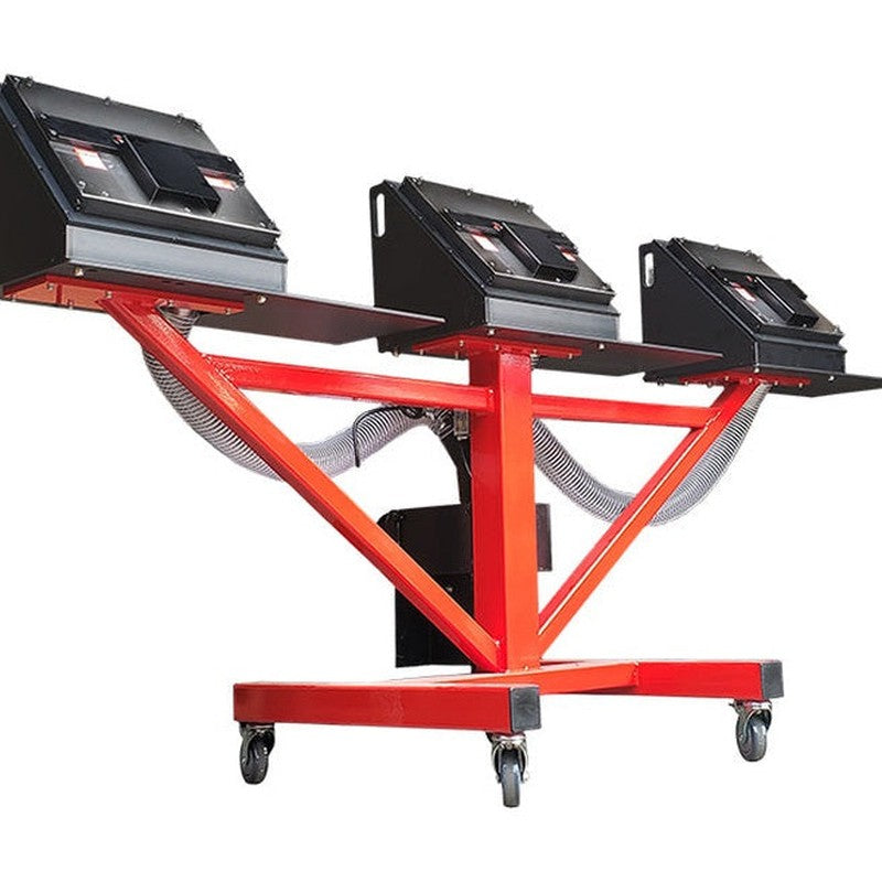 CenturionPro GC3 Triple Bucker – Three-Station Gentle Cut Destemmer, Stand Included