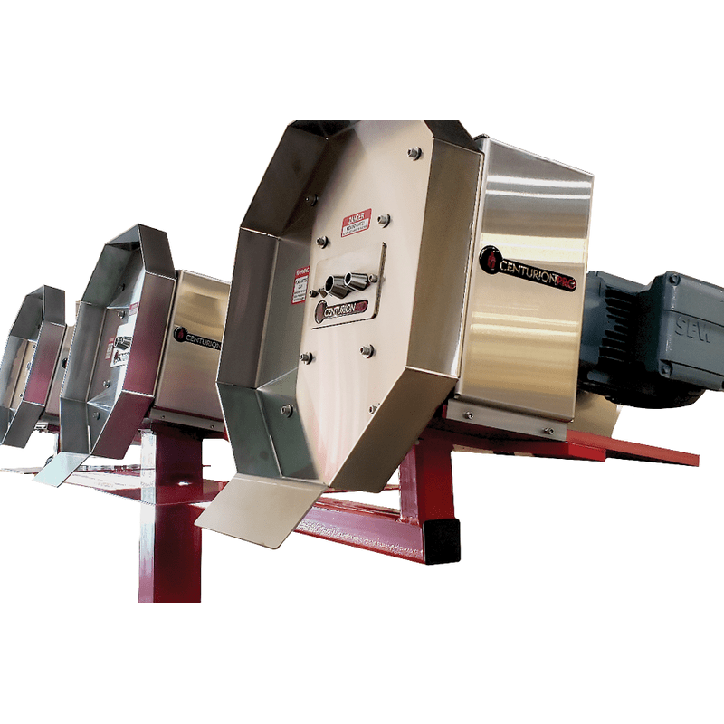 CenturionPro HP3 Triple Bucker – High-Performance Dual-Roller, Three-Station (Stand Included)