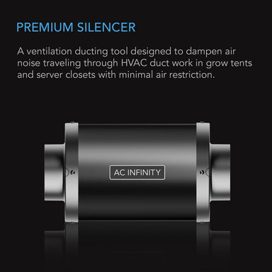 AC Infinity Inline Duct Silencer, 4-Inch feature 