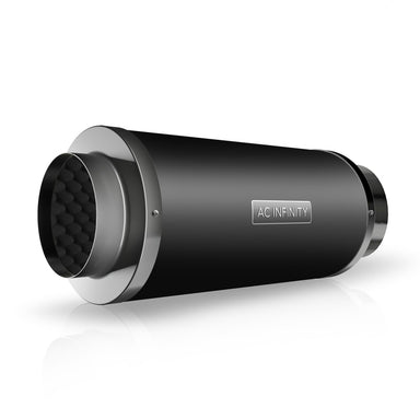 AC Infinity Inline Duct Silencer, 6-Inch front view 