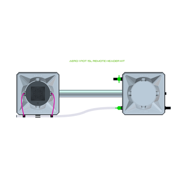 ALIEN AERO 1 Pot Hydroponic kit 1 row