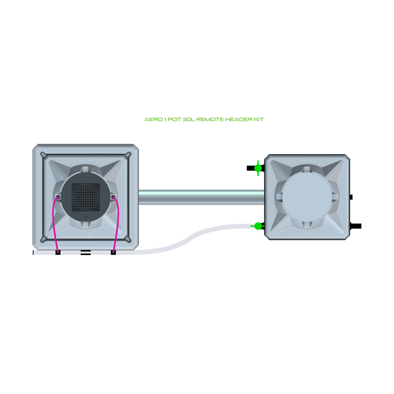 ALIEN AERO 1 Pot Hydroponic kit 1 row