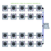 ALIEN AERO 20 Pot Hydroponic kit 4 row