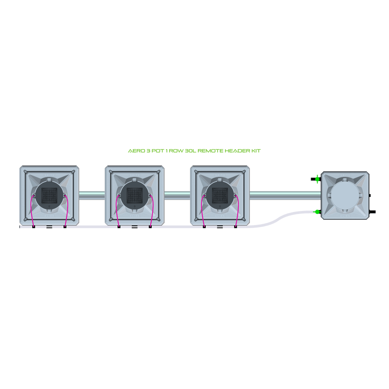 ALIEN AERO 3 Pot Hydroponic kit 1 row