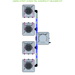 ALIEN AERO 4 Pot Hydroponic kit 4 row