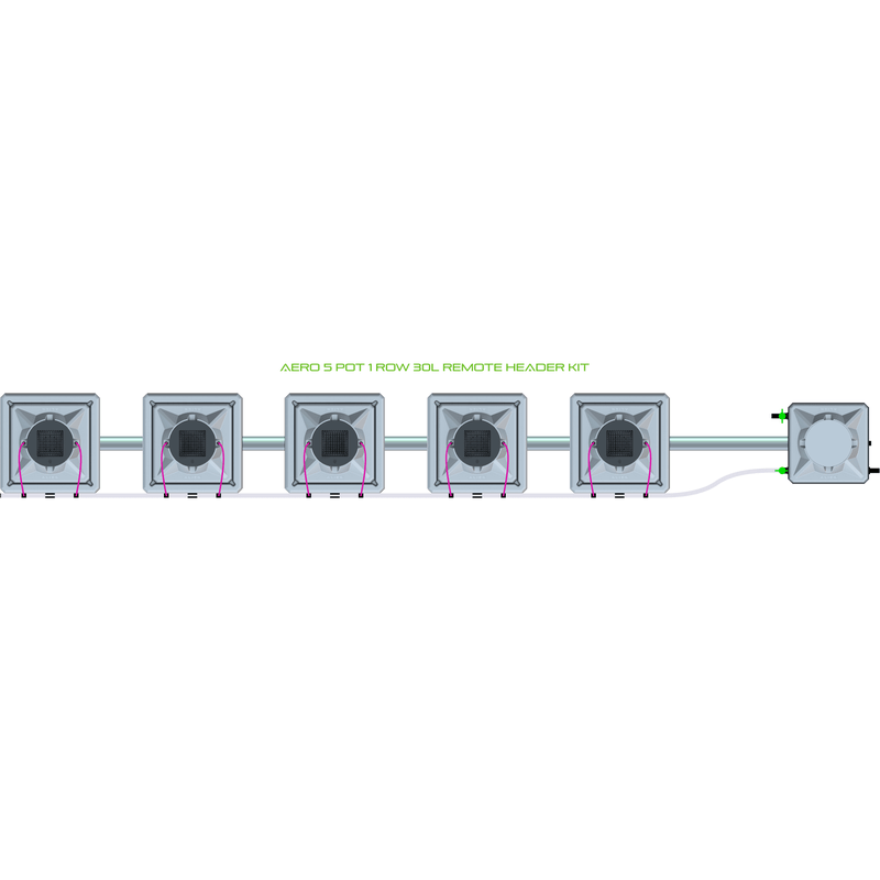 ALIEN AERO 5 Pot Hydroponic kit 1 row