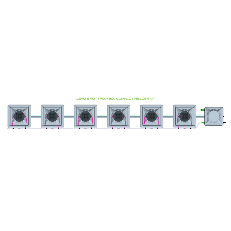 ALIEN AERO 6 Pot Hydroponic kit 1 row