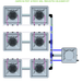 ALIEN AERO 6 Pot Hydroponic kit 3 row