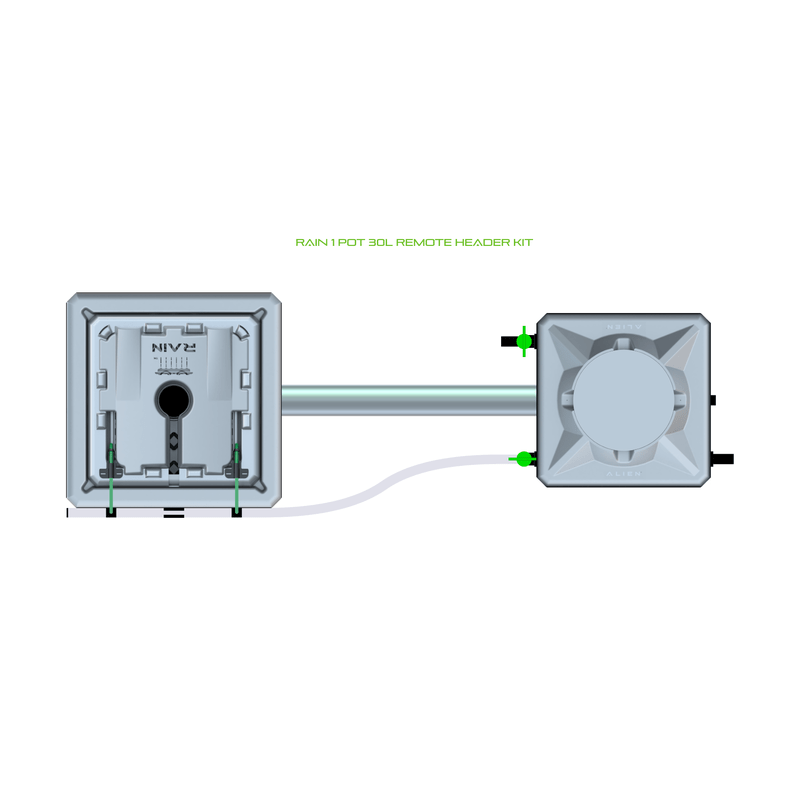 ALIEN RAIN 1 Pot Hydroponic kit 1 row
