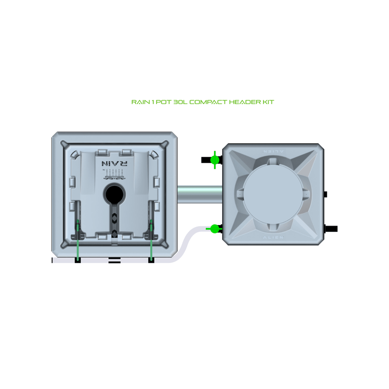 ALIEN RAIN 1 Pot Hydroponic kit 1 row