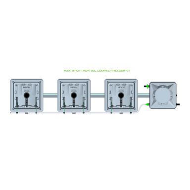 ALIEN RAIN 3 Pot Hydroponic kit 1 row