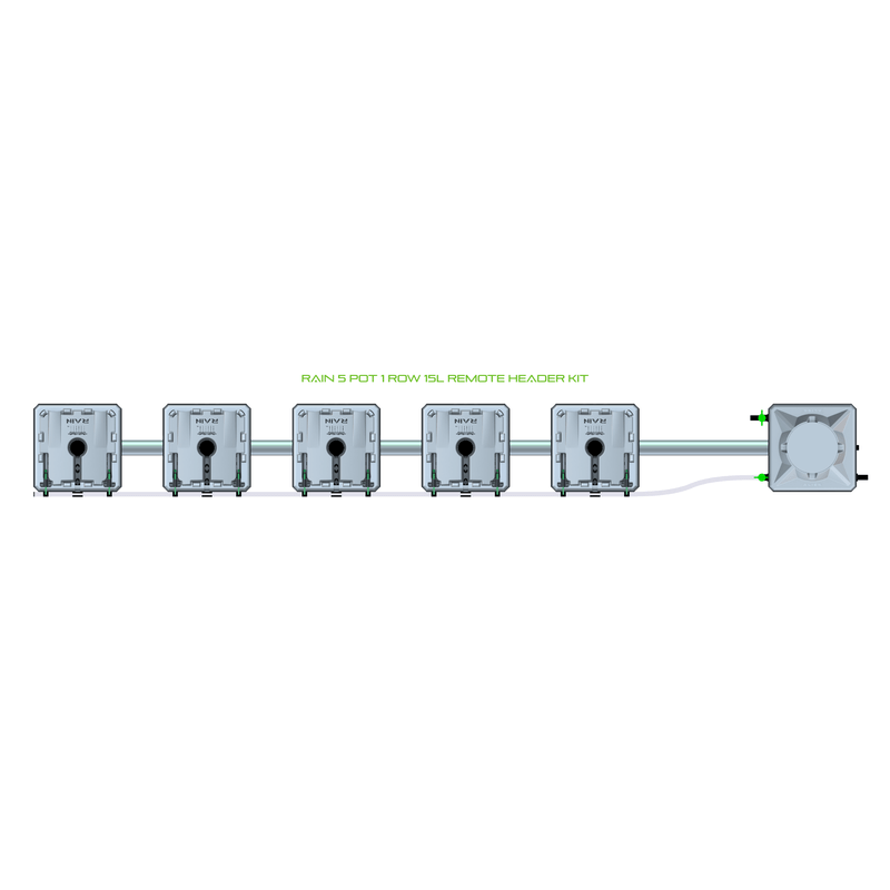 ALIEN RAIN 5 Pot Hydroponic kit 1 row