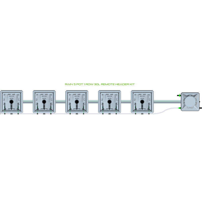 ALIEN RAIN 5 Pot Hydroponic kit 1 row