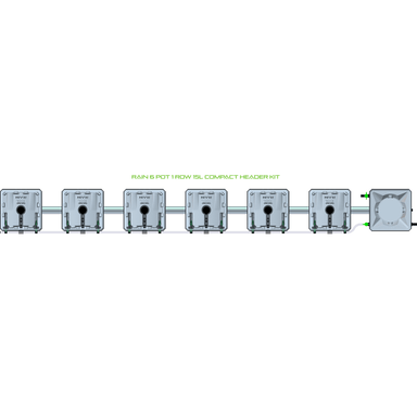 ALIEN RAIN 6 Pot Hydroponic kit 1 row