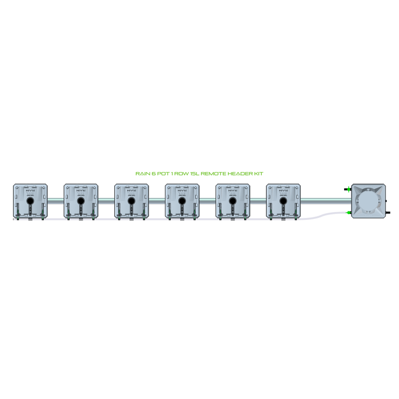 ALIEN RAIN 6 Pot Hydroponic kit 1 row