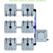 ALIEN RAIN 6 Pot Hydroponic kit 3 row