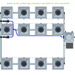 ALIEN RDWC 12 Pot Hydroponic kit 3 row