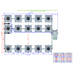 ALIEN RDWC 15 Pot Hydroponic kit 3 row