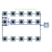 ALIEN RDWC 15 Pot Hydroponic kit 3 row