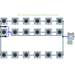 ALIEN RDWC 18 Pot Hydroponic kit 3 row