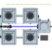 ALIEN RDWC 4 Pot Hydroponic kit 2 row