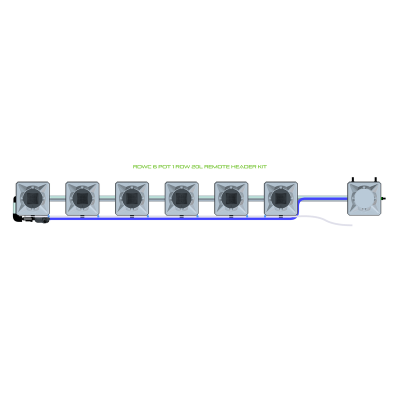 ALIEN RDWC 5 Pot Hydroponic kit 1 row