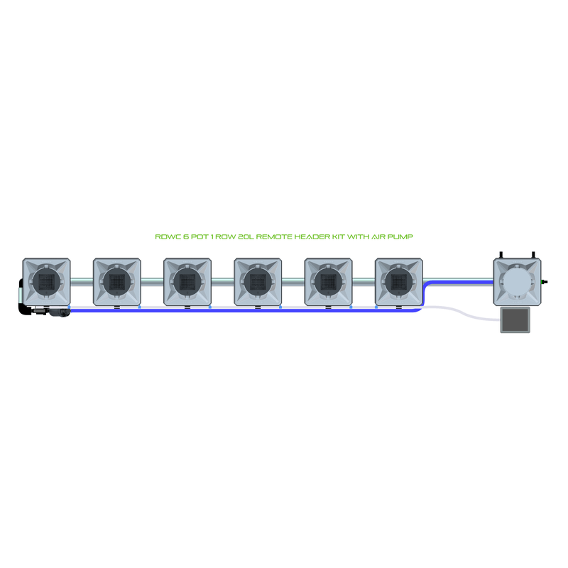 ALIEN RDWC 5 Pot Hydroponic kit 1 row