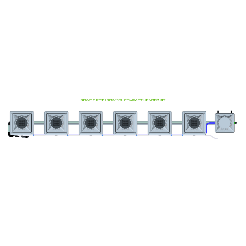 ALIEN RDWC 5 Pot Hydroponic kit 1 row