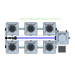 ALIEN RDWC 6 Pot Hydroponic kit 2 row