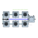 ALIEN RDWC 6 Pot Hydroponic kit 2 row