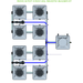 ALIEN RDWC 8 Pot Hydroponic kit 4 row