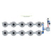 ALIEN Hydroponics V-SYSTEM 10 Pot 2 Row Hydroponic Kit mor view