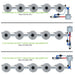 ALIEN Hydroponics V-SYSTEM 5 Pot 1 Row Hydroponic Kit 1el,1es, and 1er view 