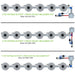 ALIEN Hydroponics V-SYSTEM 6 Pot 1 Row Hydroponic Kit top view header on end