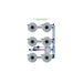ALIEN Hydroponics V-SYSTEM 6 Pot 3 Row Hydroponic Kit MIH view