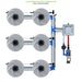 ALIEN Hydroponics V-SYSTEM 6 Pot 3 Row Hydroponic Kit mol #2 view