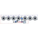 ALIEN Hydroponics V-SYSTEM 7 Pot 1 Row Hydroponic Kit dimensions
