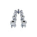 ALIEN Hydroponics V-SYSTEM 8 Pot 2 Row Hydroponic Kit front view