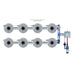 ALIEN Hydroponics V-SYSTEM 8 Pot 2 Row Hydroponic Kit mol view