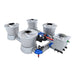 ALIEN V-SYSTEM 4 Pot Hydroponic End Header Kit 2 Row side view