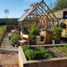Alton Cheltenham Cedar Greenhouse front view door open
