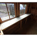 Alton Fusion Cedar Greenhouse inside view workbench