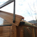 Alton Fusion Cedar Greenhouse sliding rack for door