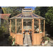 Alton Octagonal Cedar Greenhouse front view #2